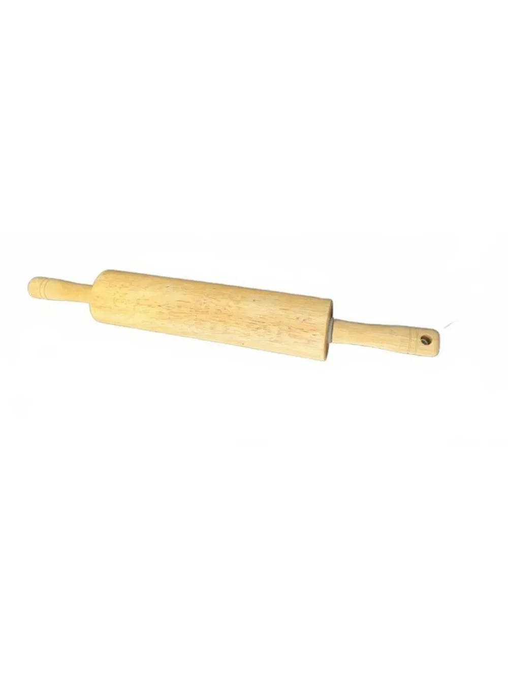 Wooden Rolling Pin with Handles for Baking and Cooking